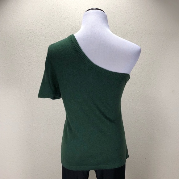 Moda International Olive Green On Sleeve Sweater - Picture 3 of 5